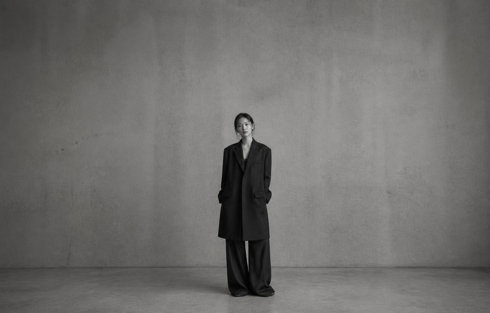 Silhouette oversize, éditorial Séoul